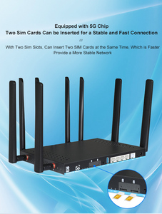 Bộ định tuyến wifi esim wifi6 4G cổng Gigabit 11ax 3000Mbps Bộ định tuyến wifi với hai khe cắm thẻ Sim - Product Image 5