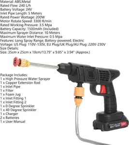 HF701SH kabellose Autowäsche Haushalt tragbare aufladende Hochdruck-Wasserpistole Lithium-Autowaschanlage Pumpe Autowaschanlage