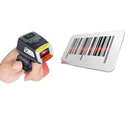 Pemindai Cincin Mini Industri ZEBRA SE4107 Engine Dark Warehouse 1D 2D PDF417 Barcode untuk Penyortiran Logistik Effon EF02
