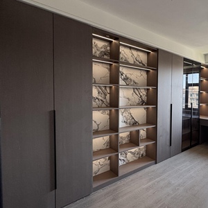 <span class=keywords><strong>Librero</strong></span> Modular <span class=keywords><strong>de</strong></span> <span class=keywords><strong>Esquina</strong></span> <span class=keywords><strong>de</strong></span> Madera para Montar en la Pared, Ahorra Espacio, con Almacenamiento para Dormitorio <span class=keywords><strong>de</strong></span> Apartamento - Product Image 2