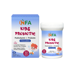 Factory Customization Kids Probiotic Chewable Tablets Probiotic <b>Supplement</b> for Digestive Health with Multivitamin Boost Immunity - Product Image 1