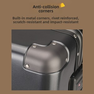 Valigia da Viaggio in ABS+PC con Telaio, Trolley da 20 Pollici, Ruote Universali, Unisex, Guscio Semi-Rigido, Manico Morbido, Serratura a Combinazione Standard - Product Image 2