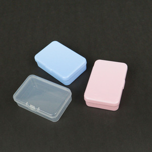 Boîte de rangement rectangulaire en plastique 7.5cm x 7.5cm, organisateur de bureau couvert pour matériel de pêche, pince à papier, carte de visite - Product Image 1