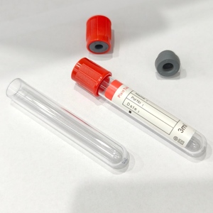 Tubo de ensayo TENGHU con activador de <span class=keywords><strong>coágulos</strong></span> de suero de gato de 2 ml para análisis de <span class=keywords><strong>sangre</strong></span> - Product Image 4