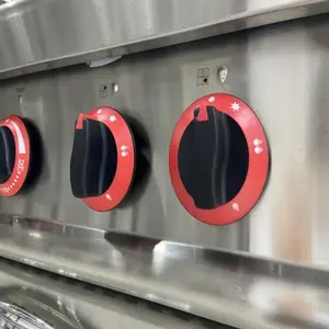 Kommerzieller Kombination sofen 6-Flammen-Gasherd Kochherd Industrie kochherd mit eingebautem Schrank boden