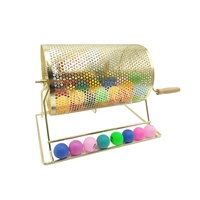Grande machine à loto à manivelle, machine à tirage de numéros chanceux, kiosque de loterie en ligne, machine à tirage de 1 à 100 boules