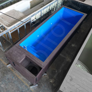 Piscina Modular Grande para Exteriores con Ventana de Acrílico Transparente y Estructura de Acero, Venta Directa de Fábrica - Product Image 6