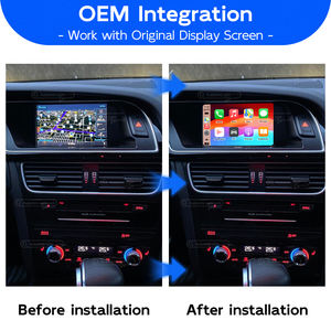 Kit de Interfaz de Módulo Decodificador Inalámbrico <span class=keywords><strong>Apple</strong></span> <span class=keywords><strong>CarPlay</strong></span> y Android Auto para <span class=keywords><strong>Audi</strong></span> <span class=keywords><strong>A4</strong></span> A5 Q5 B8 B8.5 2010-2016 - Product Image 2