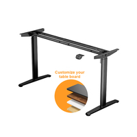 Pieds de table de levage électriques ergonomiques à double moteur réglables en hauteur Cadre de bureau assis à debout