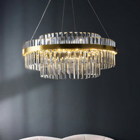 Lustre moderne en cristal pour hôtel, décoration de café, restaurant, salon, éclairage de luxe