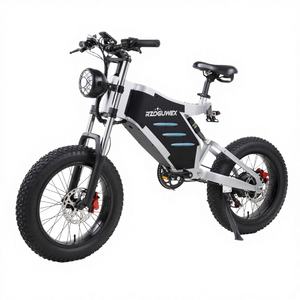 Bicicleta Eléctrica RZOGUWEX X5 con Marco de Aluminio, Batería de 48V 25AH, Motor de 1000W, Llantas de 20 Pulgadas, Autonomía Máxima de 50-60KM, Carga Máxima de 200KG - Product Image 3