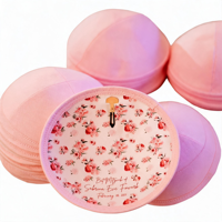 Roze op maat gemaakte kippah met bloemenbinnenvoering, gepersonaliseerde naam en datumprint voor Joodse Bat Mitzvah, Joodse geschenken, bruiloftfavoren