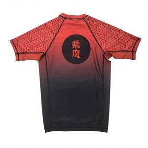 Camiseta de Entrenamiento Ligera para BJJ de Secado Rápido, Equipo de Grappling Resistente, Poliéster/Algodón, Ajustada - Camiseta de BJJ Samurai - Product Image 2