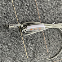 Transparent 20AWG 5.5x2.1mm femelle 12V DC alimentation Pigtail baril connecteur câble avec gradateur pour enseigne au néon Led