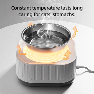 Fontana di acqua calda riscaldata per gatti, ciotola termostatica invernale per cani, distributore automatico di acqua calda all'ingrosso - Product Image 3