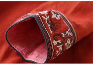 <span class=keywords><strong>M</strong></span>-3XL Летняя женская косая вышивка в китайском стиле ретро свободная и Улучшенная чайная одежда Hanfu Zen - Product Image 5