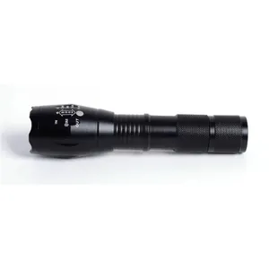 Hot Selling Custom Logo Aluminum 10w Rechargeable Led Flashlight Mini Sos Zoomable Led Torch