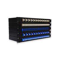 Panneau de terminaison ODF à montage en rack 4, 8, 12, 24 ports Fibre Optique SC Simplex/LC Duplex avec prise en charge GPRS et 5G pour centre de données métallique
