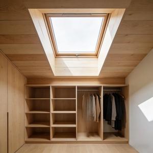 Puits <span class=keywords><strong>de</strong></span> lumière en bois <span class=keywords><strong>de</strong></span> pin pour toit et <span class=keywords><strong>grenier</strong></span>, avec pare-soleil en bois et fenêtre suspendue en bois pur - Product Image 1