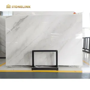 Giá rẻ nhất Trung Quốc Quảng Tây Trắng đá cẩm thạch gạch lát sàn tự nhiên trắng lớn tấm đá cẩm thạch cho bảng điều khiển tường