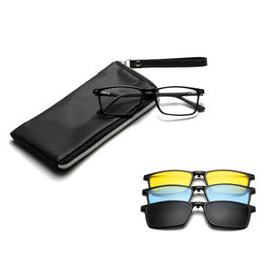 Lunettes de soleil magnétiques Greyjack TR90, monture complète, verres TAC, protection UV, unisexe, ensemble de 3 miroirs - Product Image 2