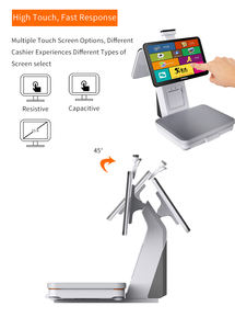 नया सुपरमार्केट माई स्केल लेबल पॉस स्केल कैमरा रिकग्निशन वेट टिकट प्रिंटिंग कैश रजिस्टर कनेक्टिविटी के साथ - Product Image 2