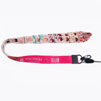 Cordón de poliéster personalizado de alta calidad con serigrafía Impresión offset digital Logotipo promocional Cordón con accesorios de gancho