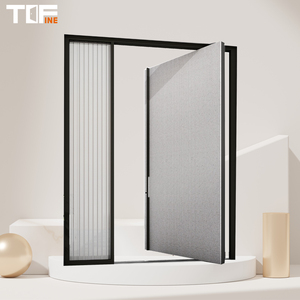 Puertas de Entrada de Acero Inoxidable con Diseños Clásicos, Puerta Principal de Ahorro de Energía para Entrada de Vivienda Residencial de Casa Pasiva - Product Image 1