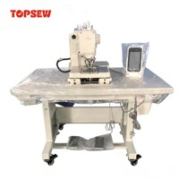 Machine à coudre industrielle à entraînement direct TOPSEW TS-9820 avec coupe automatique et œillets électroniques pour usine de confection