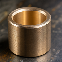 Casquillo de bronce personalizado torneado por CNC C93200 SAE841Graphite, rodamiento deslizante autolubricante, fabricado por OEM para torno y electroerosión por hilo