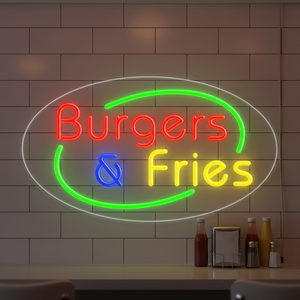 <span class=keywords><strong>Enseigne</strong></span> néon LED « Stock Hamburg & French Fries » pour décoration murale de restaurant, <span class=keywords><strong>enseigne</strong></span> lumineuse personnalisée pour logo de magasin - Product Image 5