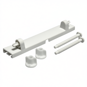 Juego de repuesto para inodoro modelo Etna, color blanco, 18 cm de largo, 19 cm de ancho - Product Image 3