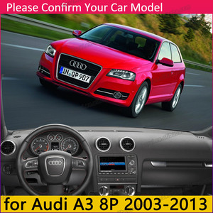 Alfombrillas antideslizantes para salpicadero de coche, accesorios de modificación para <span class=keywords><strong>Audi</strong></span> A3, <span class=keywords><strong>RS3</strong></span>, <span class=keywords><strong>8P</strong></span>, 2003-2012, Sline - Product Image 3