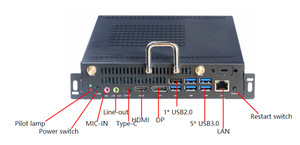 OPS <span class=keywords><strong>computer</strong></span> prezzo di fabbrica Mini PC Intel 6 ° Gen Sk-Y lago-S a bassa potenza <span class=keywords><strong>CPU</strong></span> I3-6100/I5-6400 DDR4 grafica discreta nuovo noi/EU/AU - Product Image 2