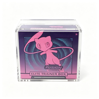Boîte de présentation en acrylique pour cartes de collection TCG Elite Trainer Boxes – Lot en gros, durable et transparente