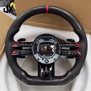 พวงมาลัยคาร์บอนไฟเบอร์สำหรับรถยนต์เมอร์เซเดสเบนซ์ W212 W463 W464 W205 W204 W207 W213 W222 W223 W211 GLA GLB <span class=keywords><strong>AMG</strong></span> GLE GLS - Product Image 1