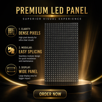 Modul LED Billboard Luar Ruangan P2.5 Full-color, Refresh Rate 3840, Kecerahan 4500, 320*160mm. Sudut Pandang: 170 °
