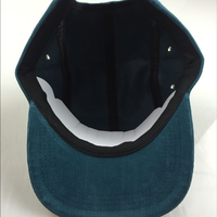 Personnalisé 100% Coton Velours Côtelé Unisexe 5 Panneau Camper Chapeaux Patch Tissé Extérieur Sangle Dos Chapeau Style-Polyvalent Toile Jersey Velours