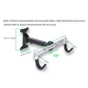 Hot Selling Heavy-Duty <strong>Bike</strong> Hanger Alloy and Steel Mounted <strong>Bike</strong> <strong>Hook</strong> <strong>for</strong> <strong>Garage</strong> Wall Horizontal MTB <strong>Bike</strong> Rack <strong>for</strong> Storage - Product Image 3