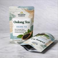 Sachets souples personnalisés à fermeture éclair, imprimés en héliogravure, de qualité alimentaire, résistants à l'humidité, pour le stockage du thé Oolong et de la gelée