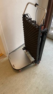 Carrito escalador de escaleras de fábrica, carro eléctrico automático para subir escaleras, transporte plegable con orugas, <span class=keywords><strong>escalera</strong></span> para vehículos de escalada de carga - Product Image 5