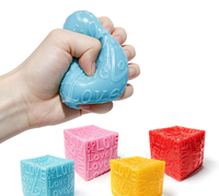 Nouveau jouet anti-stress unisexe en forme d'animal, cube à presser en maltose, texture douce, Saint-Valentin, décompression, pour tous les âges, vente en gros