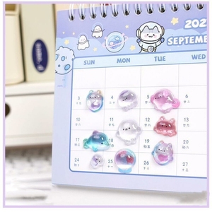 Autocollants en papier découpés en relief 3D mignons et très demandés, texture solide, vernis brillant, décoration, autocollants en relief 3D - Product Image 1