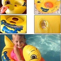 Vente en gros d'anneau de natation gonflable d'été pour enfants Bouée de sauvetage en PVC écologique pour tête d'animal aquatique Fourniture de fabricant d'anneau de siège