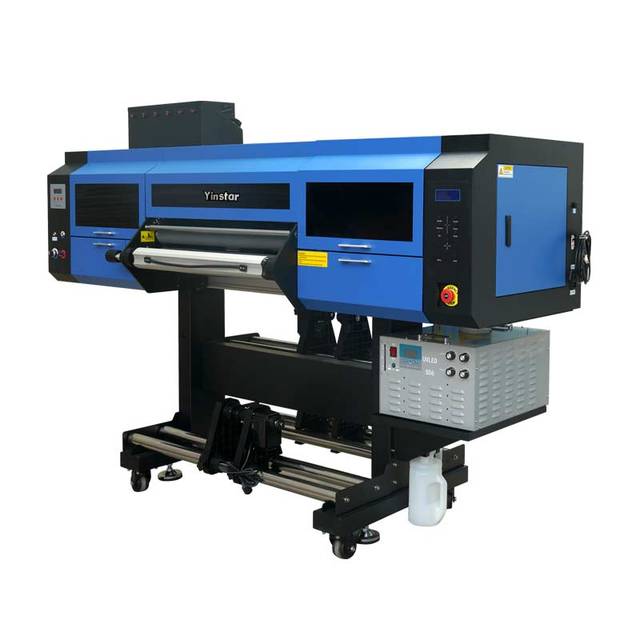Hot Sale 2023 Yinstar New Model Uv Dtf Printer With 3 I3200 Head Sticker Printer logo Printing Machine in China