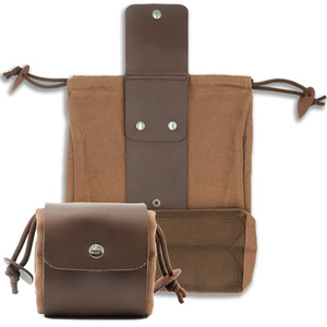 Juego de fundas clásicas de lona encerada a prueba de polvo, multiusos, para cocina, viajes, recolección de alimentos, bolsa plegable con cordón, capacidad de 200 ml - Product Image 2