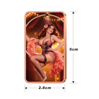 6 styles de barres de cuivre pur pour filles, 1 oz, imprimées en couleur UV, barres de cuivre massif de 1 once, .999, en cuivre fin