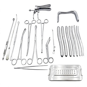Kit DNC para Cirugía de Dilatación y Curetaje Ginecológico, Instrumentos Manuales de Acero Inoxidable de Alta Calidad Reutilizables de KAHLU ORTHOPEDIC - Product Image 1