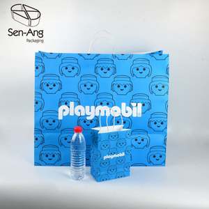 Bolsa de Papel Kraft para Llevar Comida de Restaurante, con Asas, Reciclable y Ecológica, Superventas SenAng07 - Product Image 1