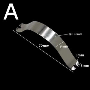 Hình ảnh khung hình hình chữ V mùa xuân Clip phẳng cuộn dây cuộn hình chữ V mùa xuân Clip - Product Image 3